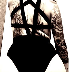 Aspen Rae in a Stylish One-Piece Swimsuit