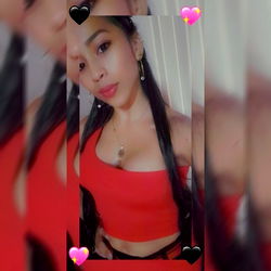 Model Karem Moreno Posing for a Selfie