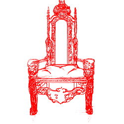 Modern Red Accent Chair