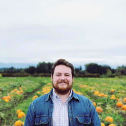 A.J.G. in Pumpkin Field