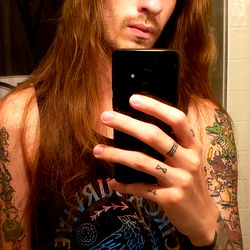 Bearded Man with Tattoos