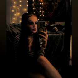 Candid Moment of an OnlyFans Model