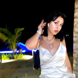 Stylish Evening Gown Model