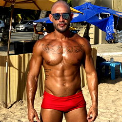 Agdo.G, A Fitness Icon at the Beach