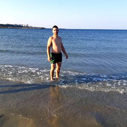 Alex Pop at the Beach