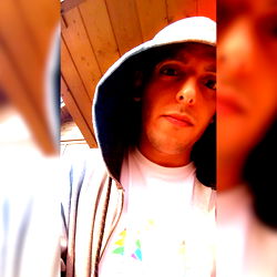 Stylish Man in Hoodie and Sweatshirt