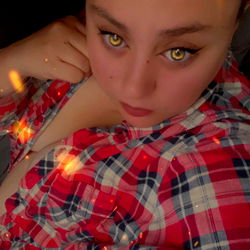 New York's Daddy's Girl in Red and Blue Plaid Shirt