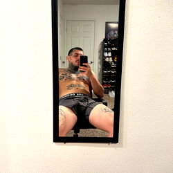 Model Selfie in Mirror