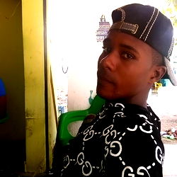 Man in Black and White