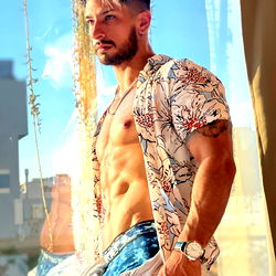 Bruno Fernandez, OnlyFans Model, Striking a Pose for Summer