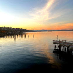 Serene Lake View at Sunset
