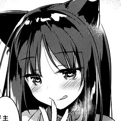 Aki♡, anime-style character with cat ears and a cute pose