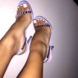 AnayaTooBlessed in High-Heeled Sandals