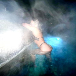 An Intimate Poolside Moment