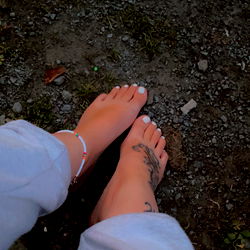 Model FeetOnly36 in Casual Attire