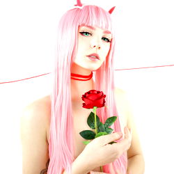 Stylized Alis Yume: OnlyFans Model with Rose