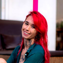 Nora Redmain, Young Adult Woman with Red Hair and Tattoos