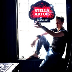 Ian Massengale in a Stell Artois Ad