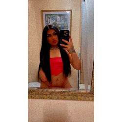 Jayy Jolie, A Seductive Model Posing in a Hotel Mirror