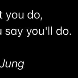 Not What You Say, But What You Do