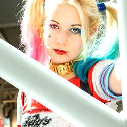 Harley Quinn Cosplay: Izzy, American OnlyFans Model