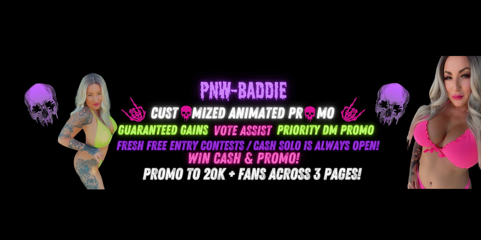 Pnw-Baddie☠️ⓖⓖ'ⓢ-PROMO-check DMs! photo