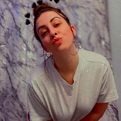 Ash from Kcmo in OnlyFans, Posing in Bathroom