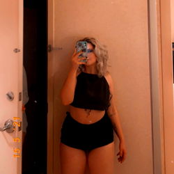 Alyssa in a Black Tank Top