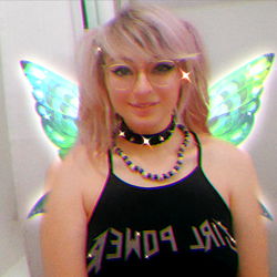 Fantasy Cosplay in a Bathroom