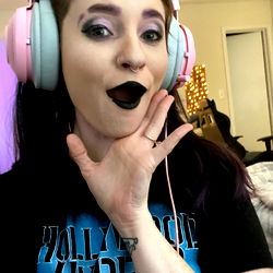 Ary ✨: Gaming Streamer With Headphones and Open Mouth