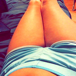 OnlyFans Model Baby_Luv1994 in Blue Loungewear