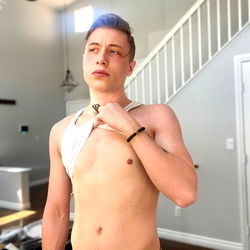 A Shirtless Man in a Home Gym