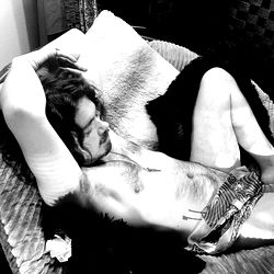 Hunky Man Resting on Couch