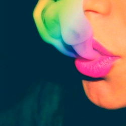 Vivid Cigarette Clouds in Vaporizer