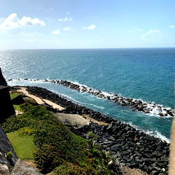 Beautiful Katherine at the Stunning Jamaican Coast