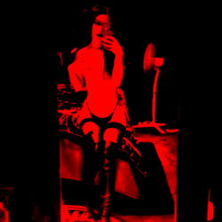 OnlyFans Model Eva, Red S&M Uniform