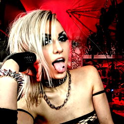 OnlyFans Model in Gothic Aesthetic, Tattooed and Pierced