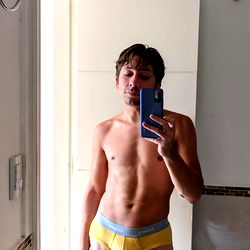 Tarito in Fitness-Ready Outfit, Shirtless