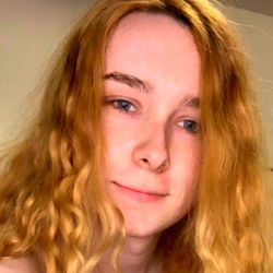 Youthful, Blonde Model with Wavy Hair