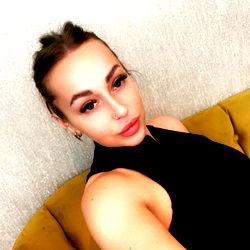 Anne in Sleek Black Dress