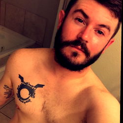 Aubz679 Showing Off His Tattoo