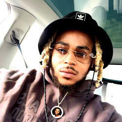 Young Milwaukee Rapper in a Hip Hop Style Photo