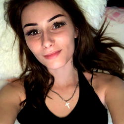 OnlyFans Model Amanda Amore in Black and White Photograph