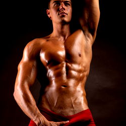 Bodybuilder Jonas_Tren, Showing Off Ripped Physique