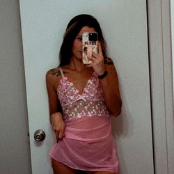 LyzaT in Playful Pink Outfit