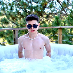 Sensual Scene with Model Jose Alejandro in Jacuzzi