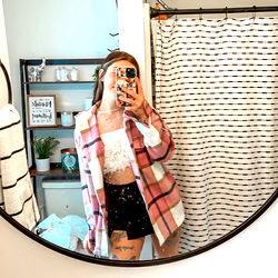 AllyBabe - Casual Bathroom Mirror Selfie