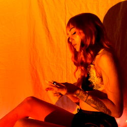 A Model in a Studio Environment