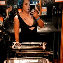 OnlyFans Model Certified Brat In Black and White