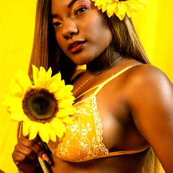 Seductive Abby, OnlyFans Model, in Bold Stance